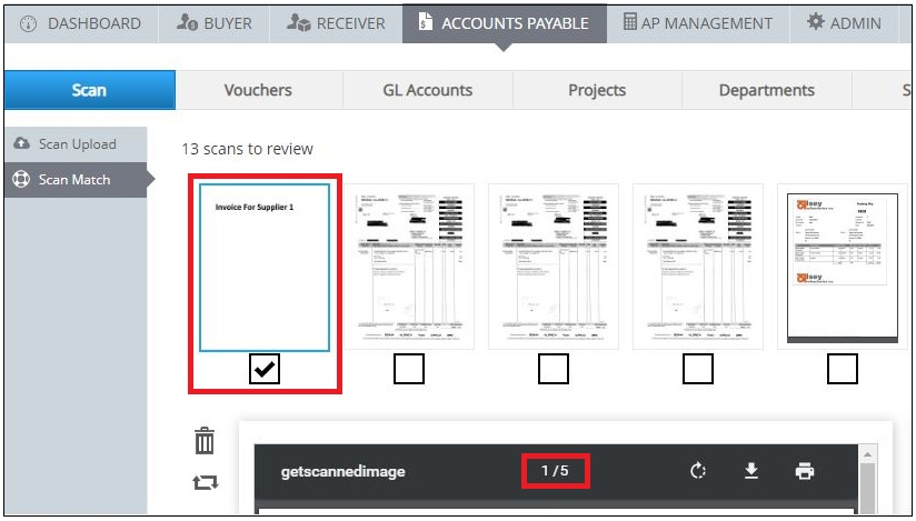 Using google chrome on a mac to separate a multiple page pdf invoice 